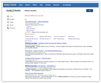 Swagbucks Search